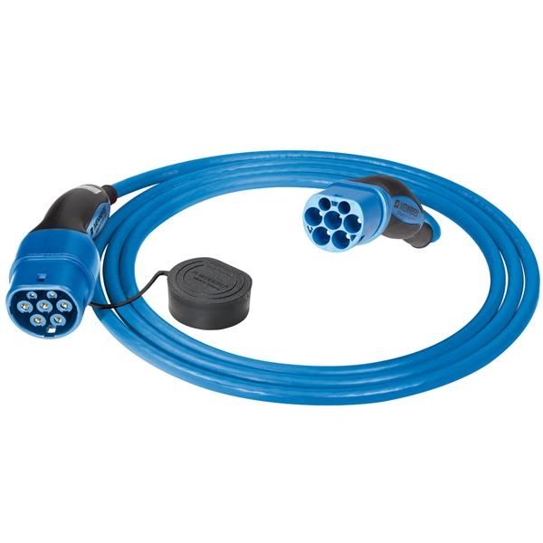 Cable mode 3 type 2 32A 3 phases longueur = 4m