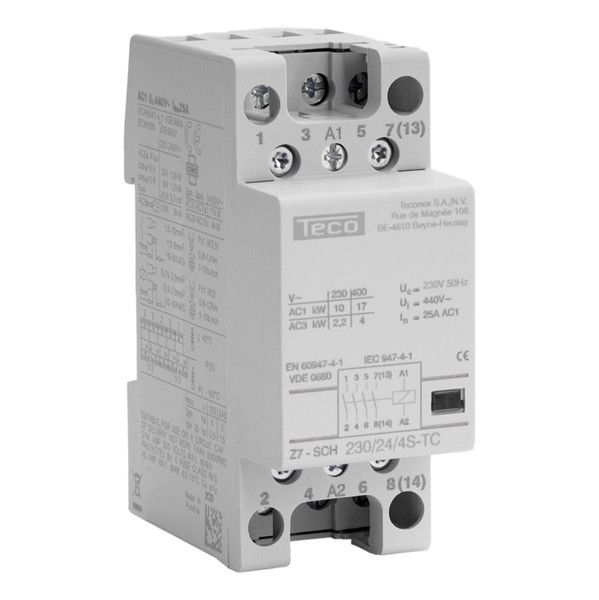 Contacteur 230Vac 25A 4NO