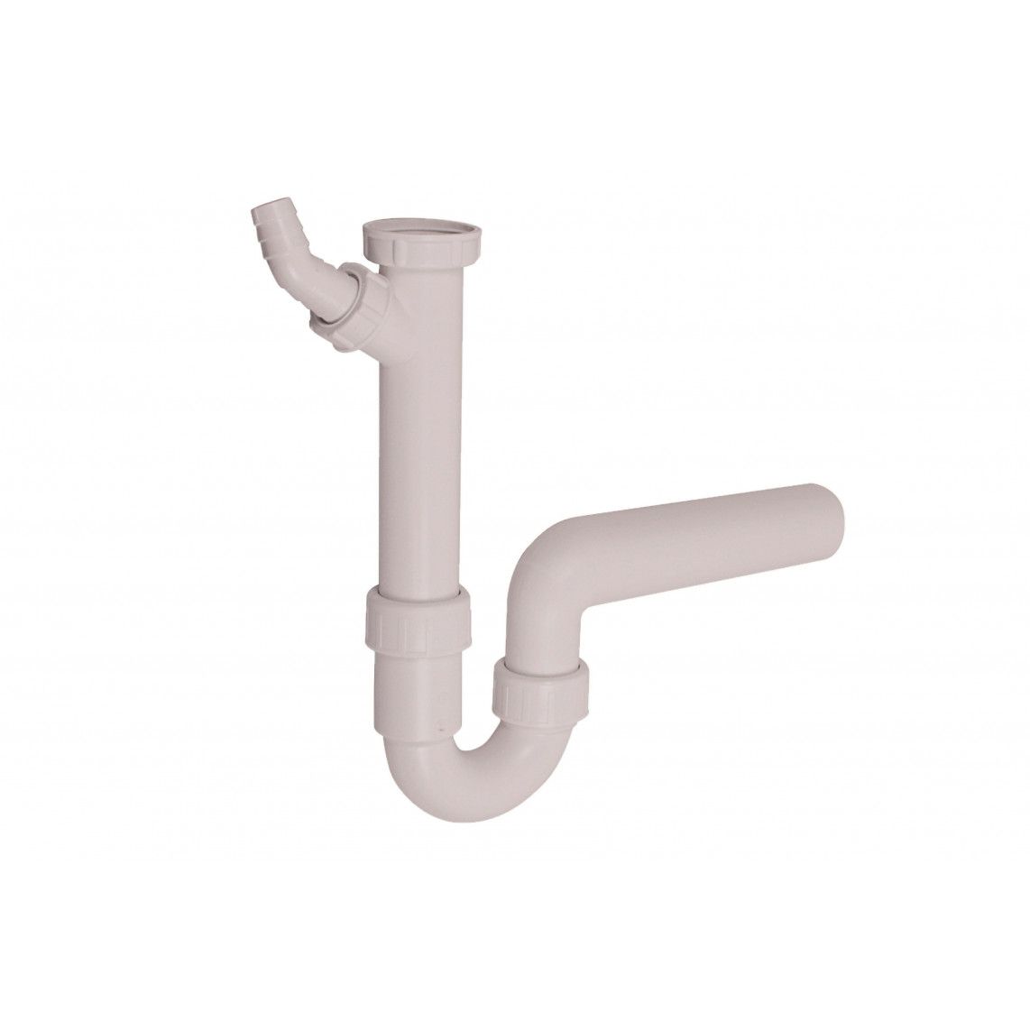 102449 VIEGA Flexible sink tubular trap, plastic, white, 1 1/2" female x 40 mm, with 3/4" device connection