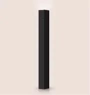 Smappee - chargeur autonome EV One Black monophasé ou triphasé jusqu'à 22kW livré avec ancre