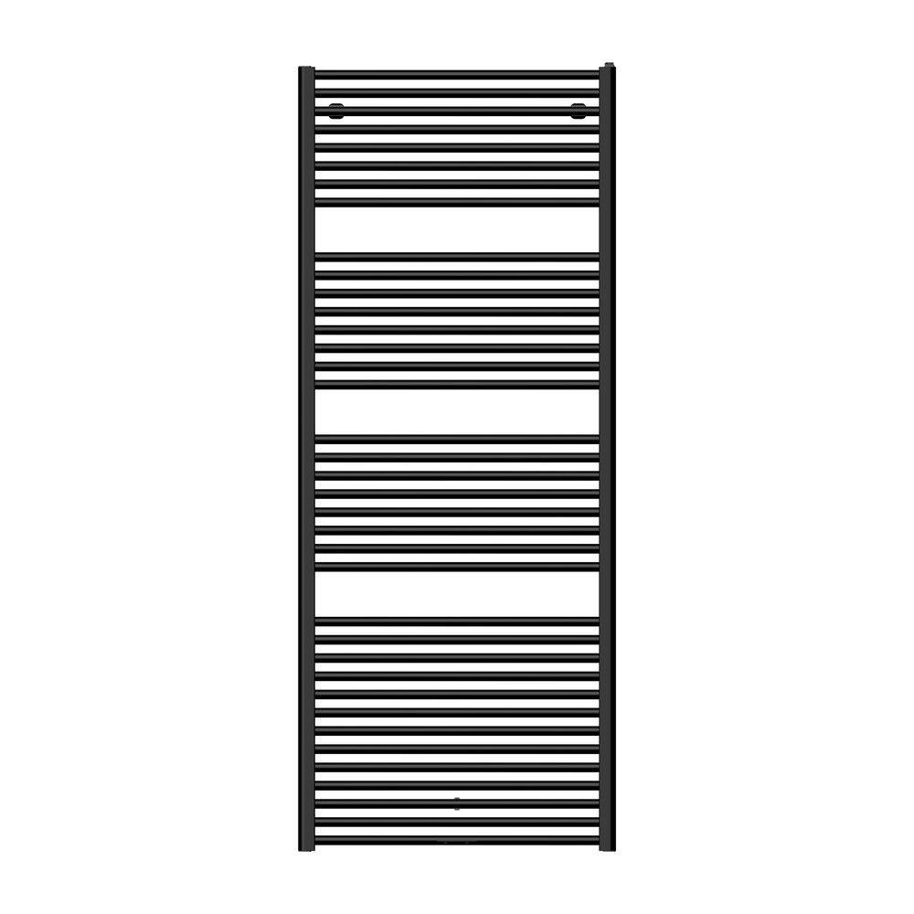Toronto 180/075 Radiateur Sèche-serviettes - H 1850 X L 750 - 1262W - Noir Mat