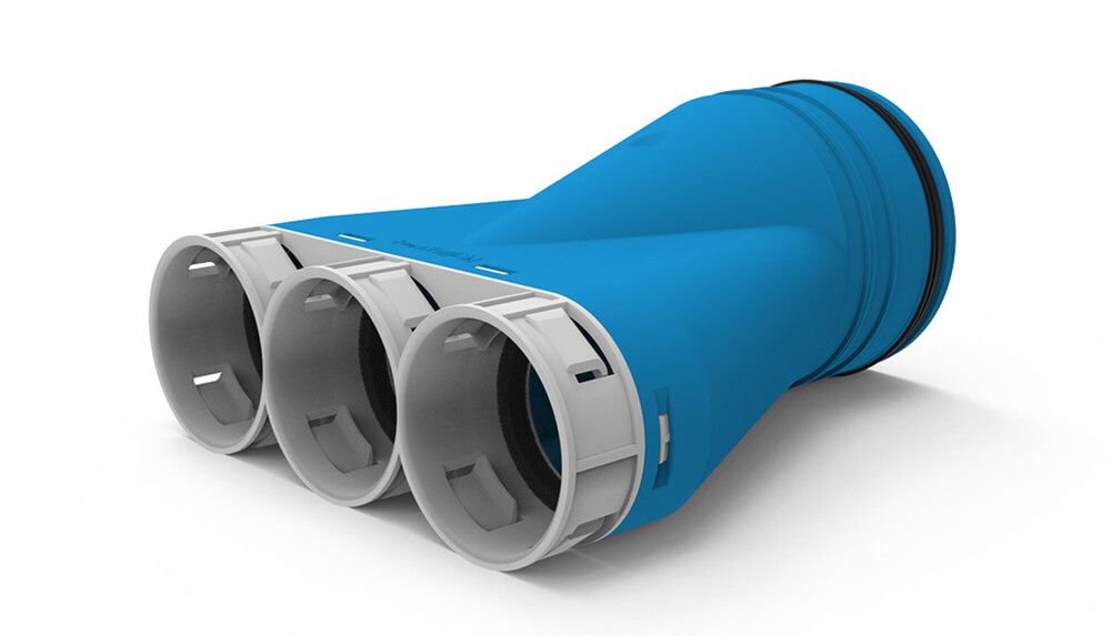 Vent-axia Vos 125 69 Réduction D 125 MM À 3 X D 69 MM