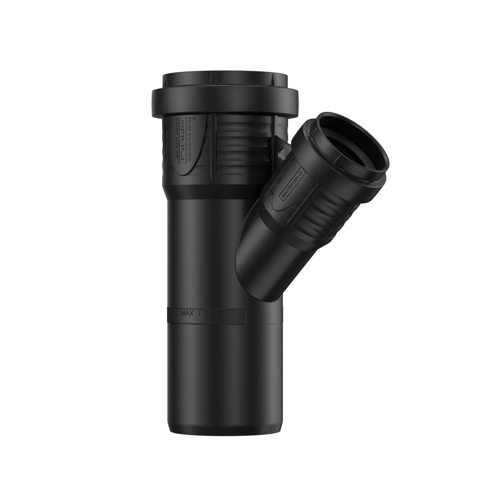 Pipelife Master 3 Plus TÉ 45° MF PP Noir 40×32