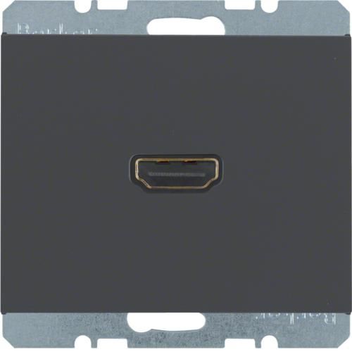 Prise Hdmi Berker K.1 Anthracite, mat