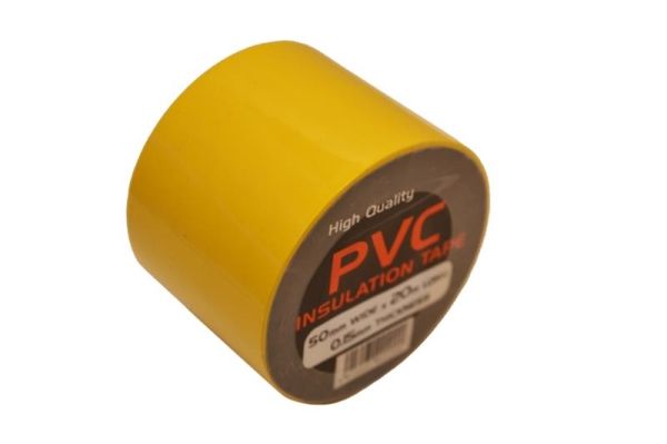 Ruban isolant 0.15mm x 50mm x 20m Jaune