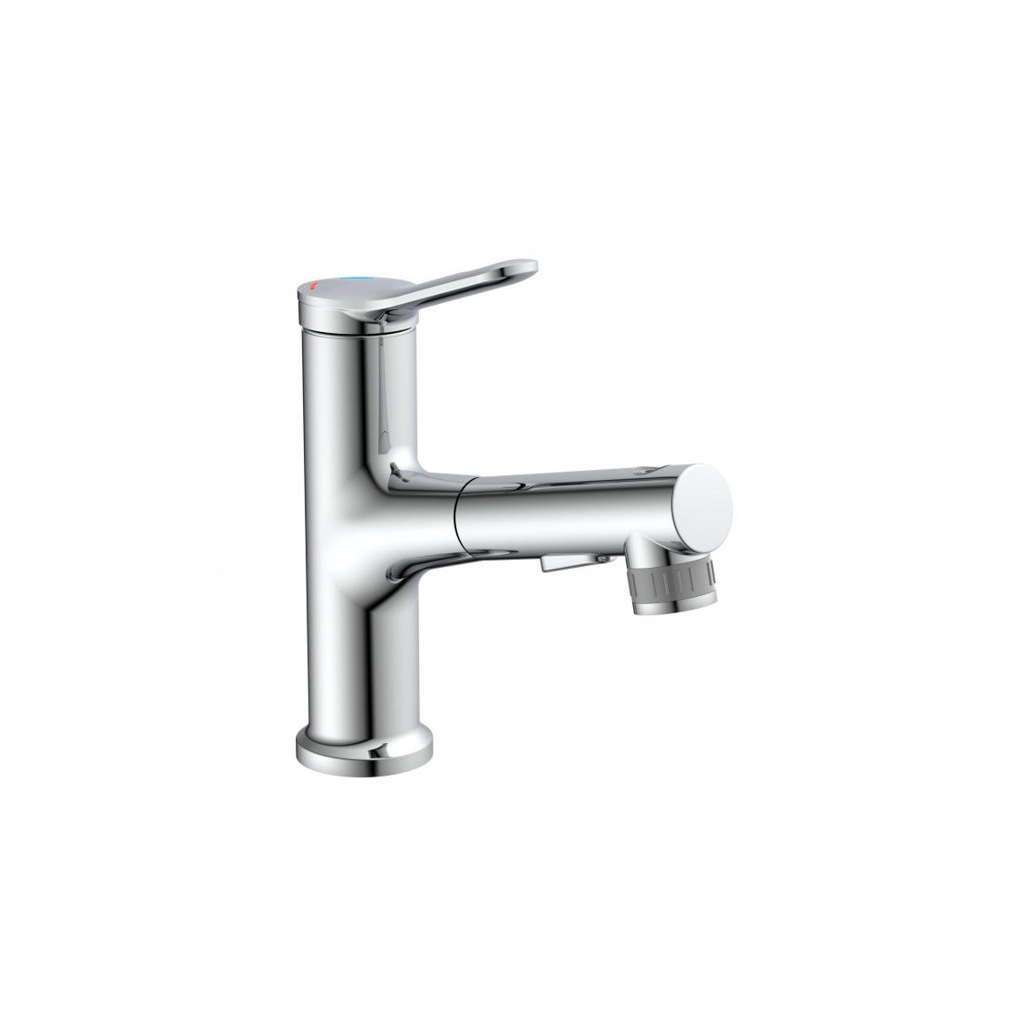 NI075VARCR VARIABILE Wash basin mixer, chrome, with pull-out sprayer vue 2