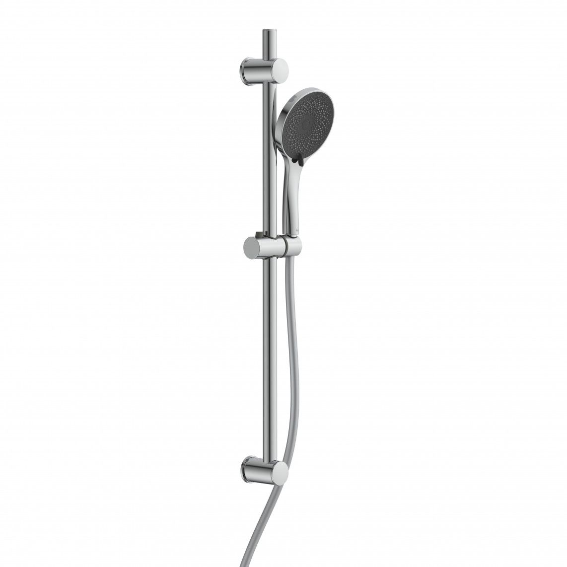 DX7031CSB GRANDE VITA doucherail set, chroom/antraciet vue 2