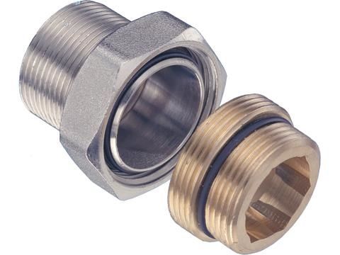 Raccord mâle / mâle pour vannes<20>