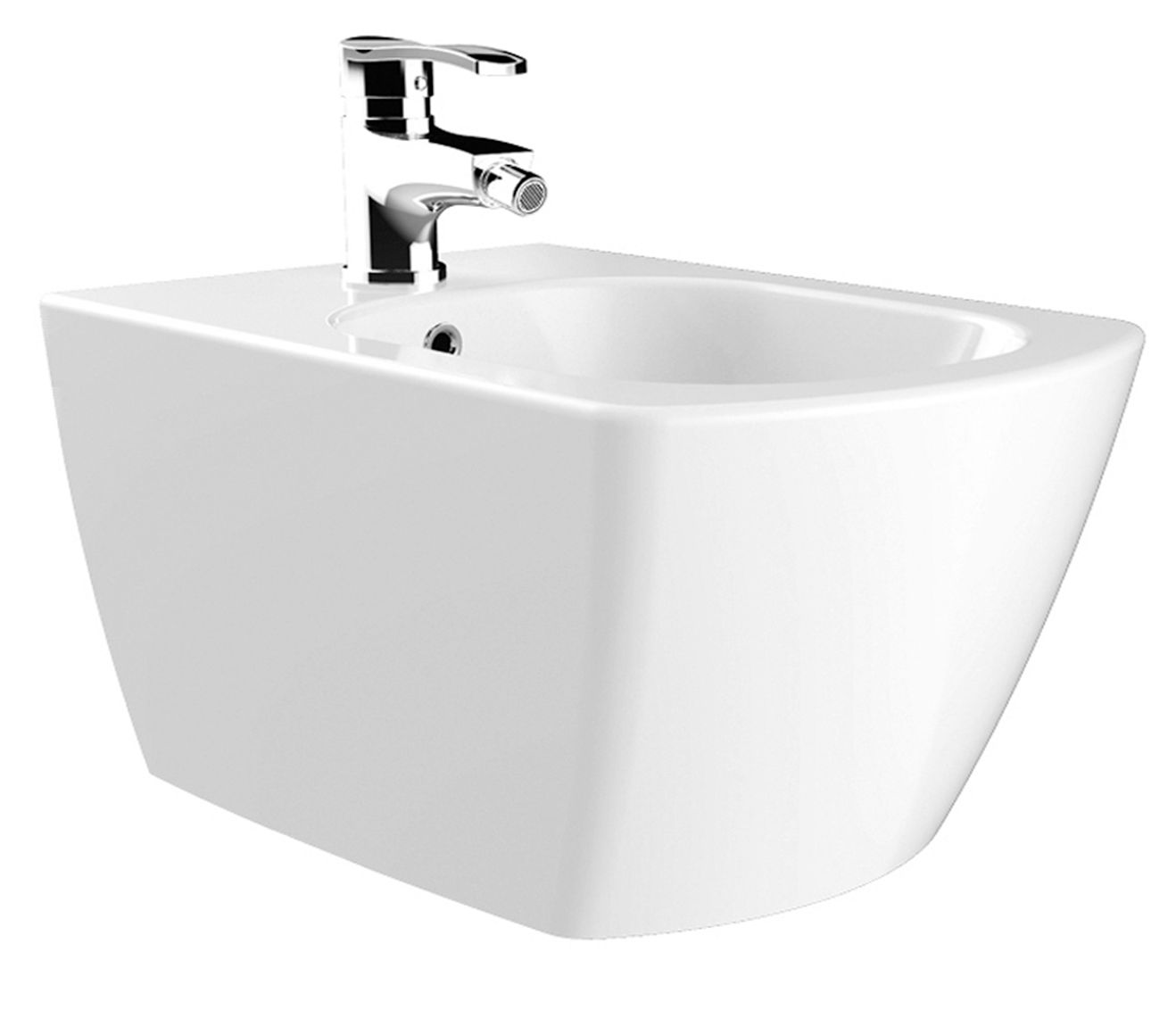 (bidet) Suspendu Fixation Invisible