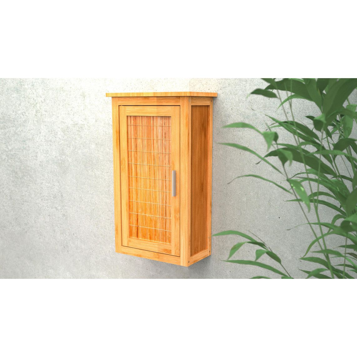BMBA02-WS Bamboo high cabinet vue 3
