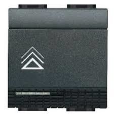 LivingLight - variateur poussoir 60 - 500VA résistif - inductif 2 modules Anthracite