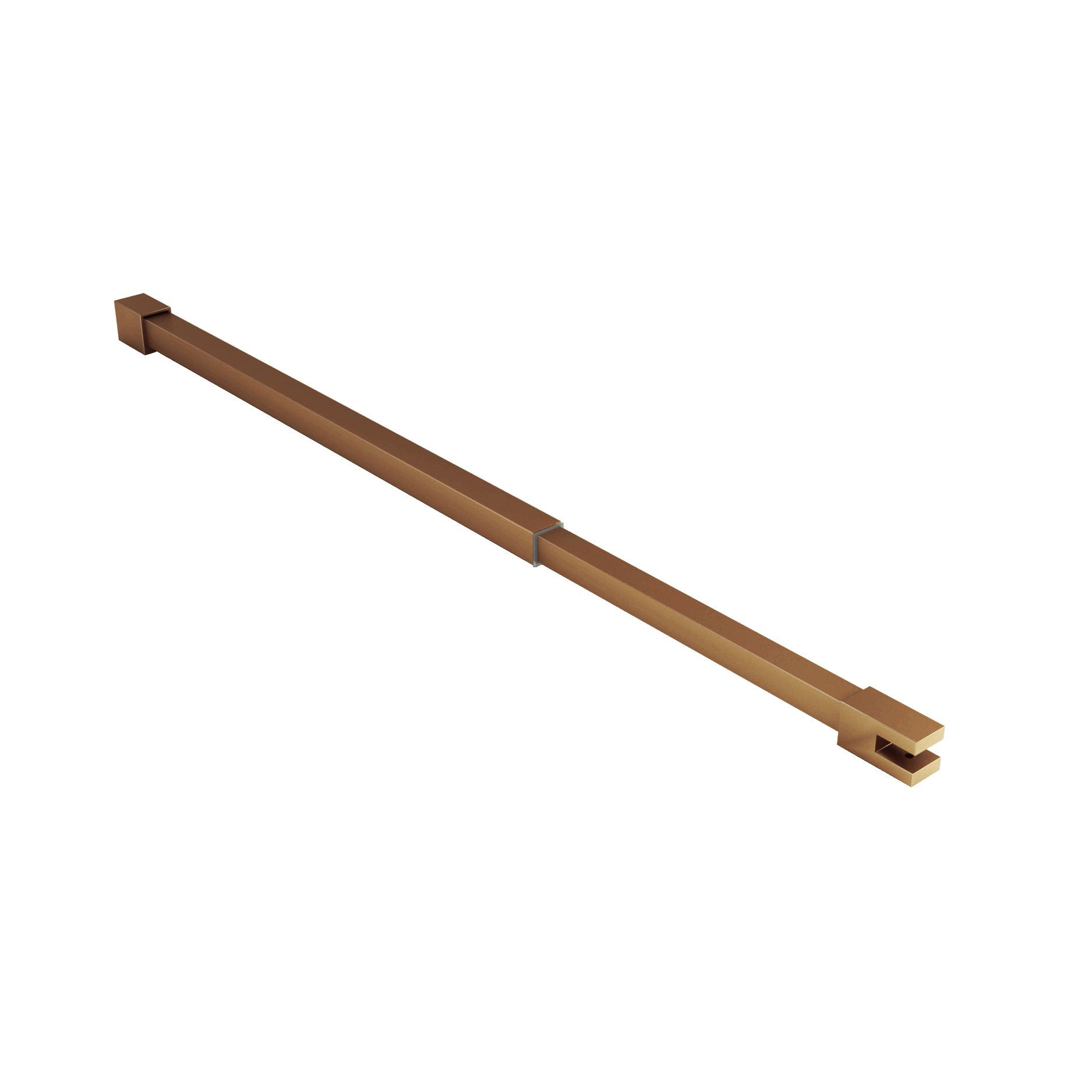 ALONI PLAFONDSTEUN - VERSTELBAAR - 43-80 CM - GEBORSTELD KOPER vue 2