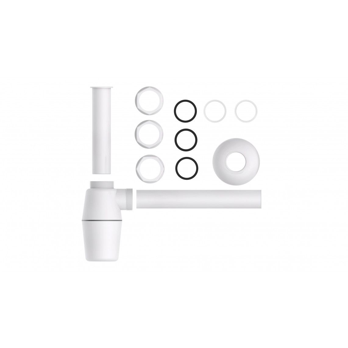 98803048 KS bekersifon, wit, 1 1/4"x32 mm vue 2