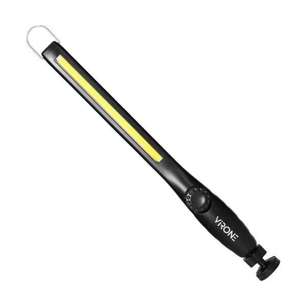 torche d'atelier Led 10W 400lm, 2000mAh, variateur, aimant, crochet ceinture