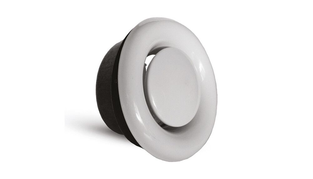Ventilair EAV-CR-125 Bouche DE Ventilation Extraction Jusqu'à 90 M²/h D 125 MM