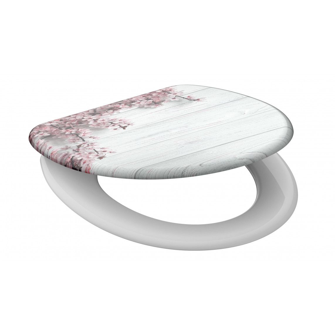 82197 Duroplast WC-zitting FLOWERS&WOOD, met valrem vue 3