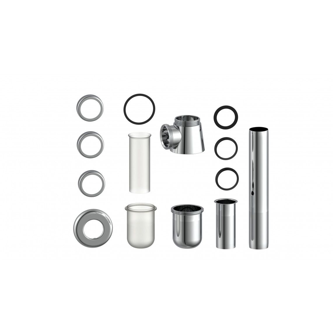 98803110 Bottle trap, chrome, 1 1/4" x 32 mm vue 3