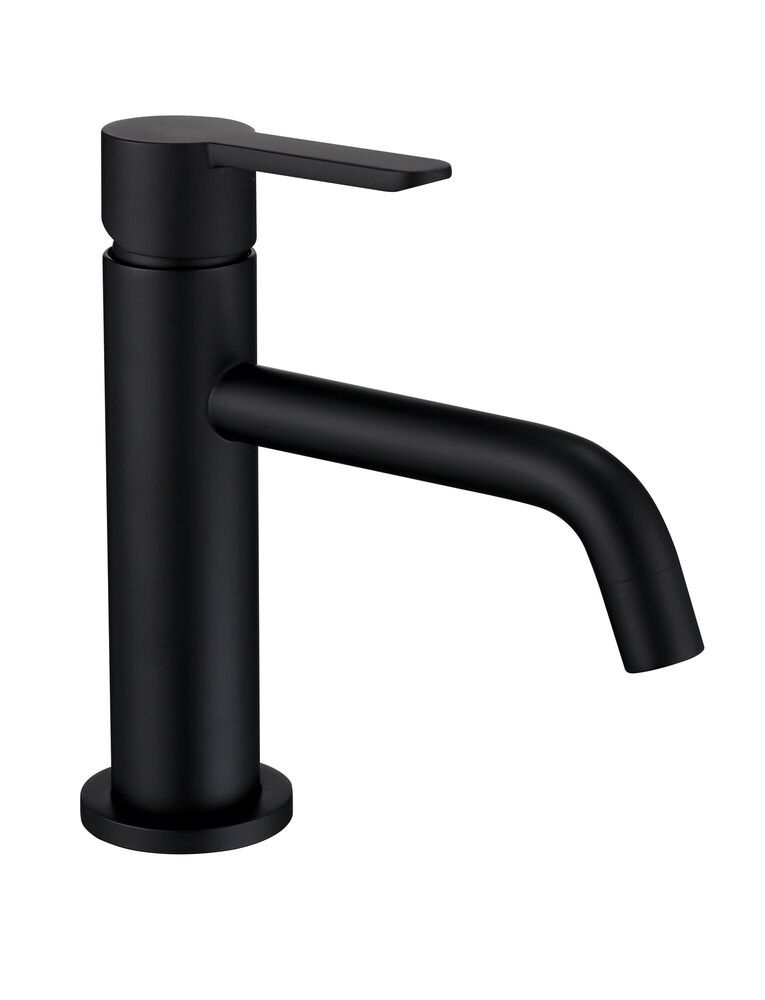 Lana Black Mitigeur Lavabo Avec Bec Fixe Avec Click-clack