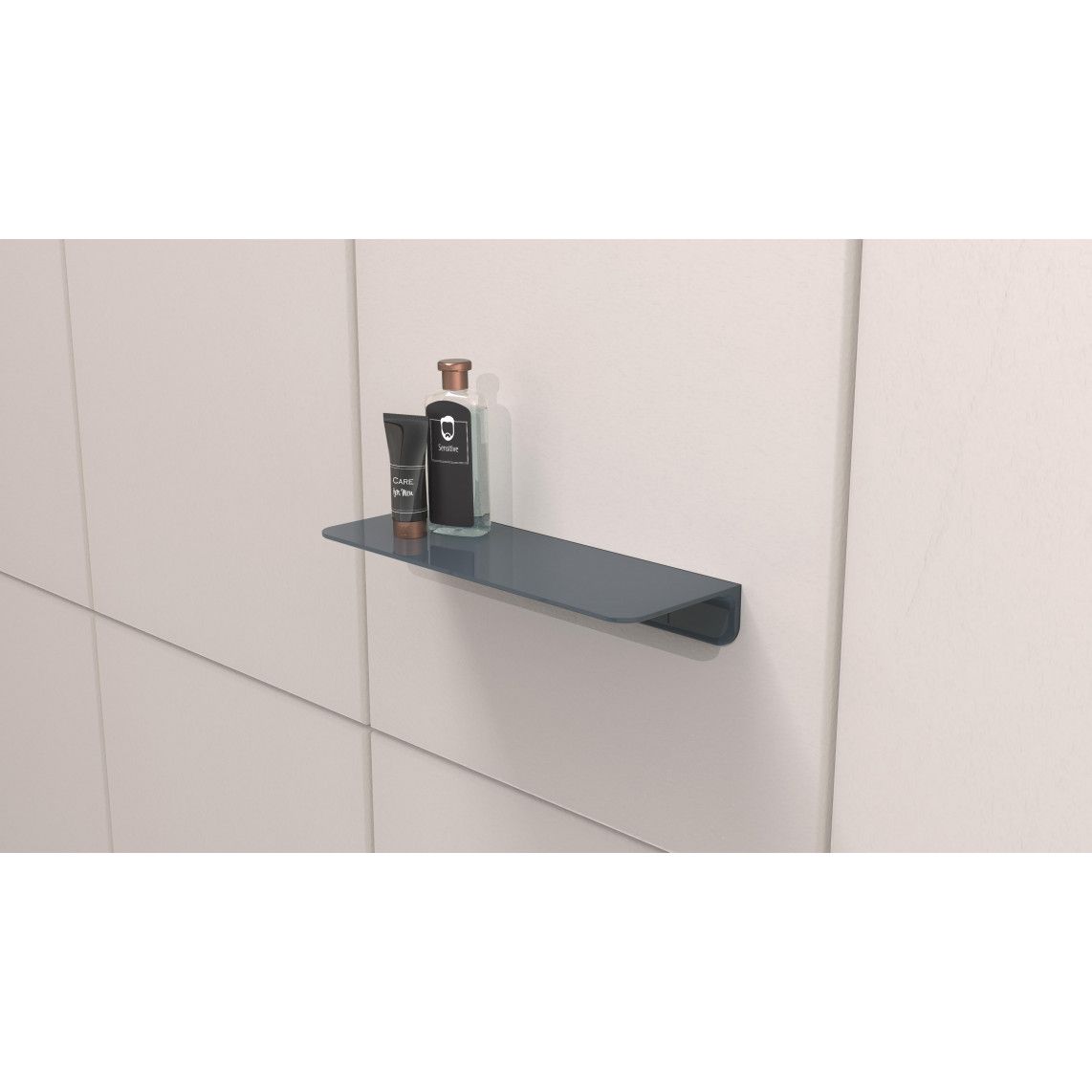 10501 Douche planchet, Antraciet, om te lijmen vue 8