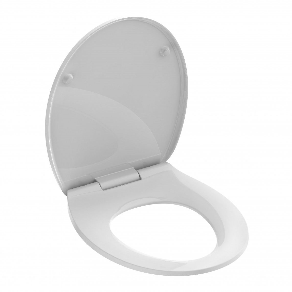 82630 Duroplast WC-zitting WHITE, PREMIUM, met valrem en afneembaar vue 4