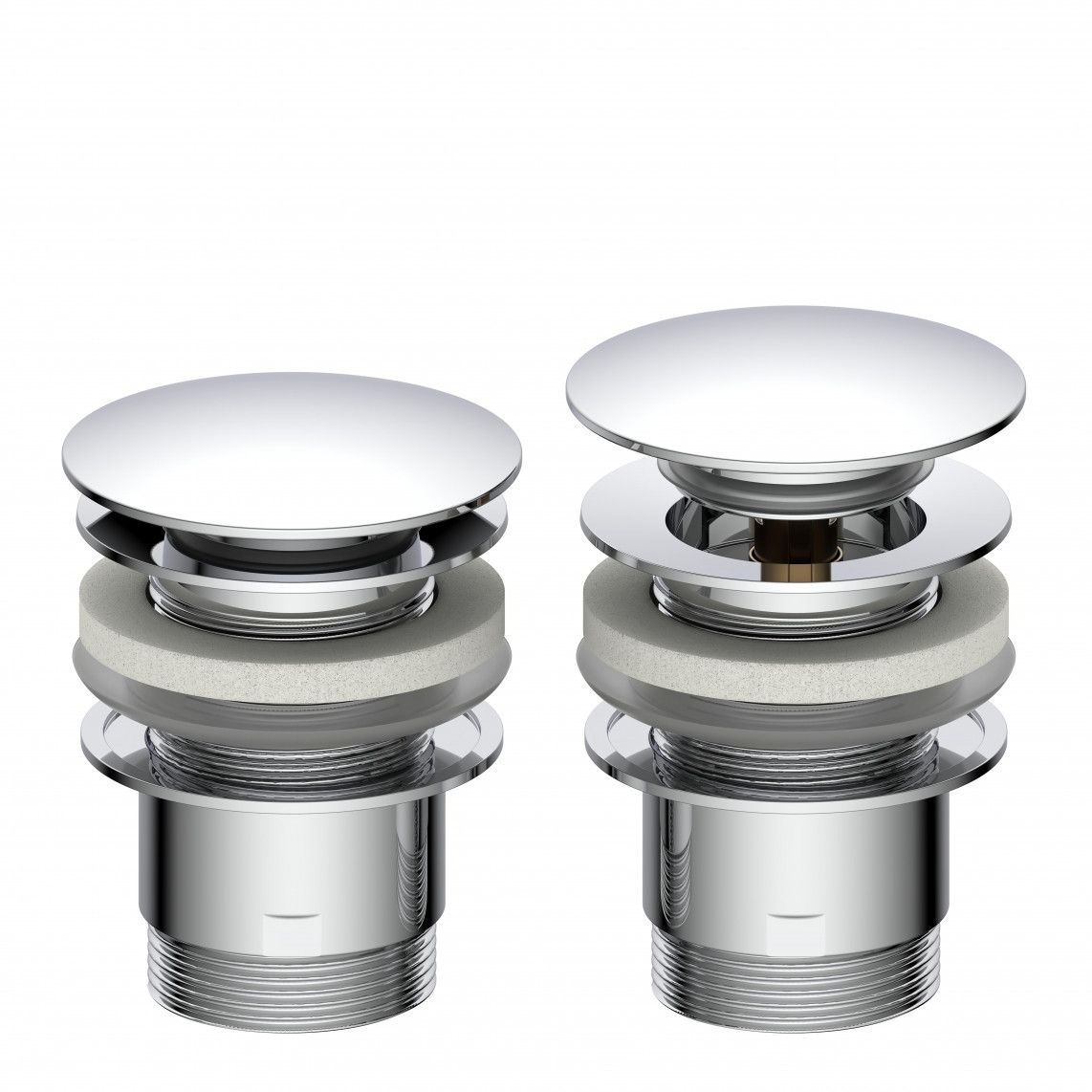 98807330 DAV-1WK afvoerwaste, chroom, 1 1/4" x 65 mm vue 6