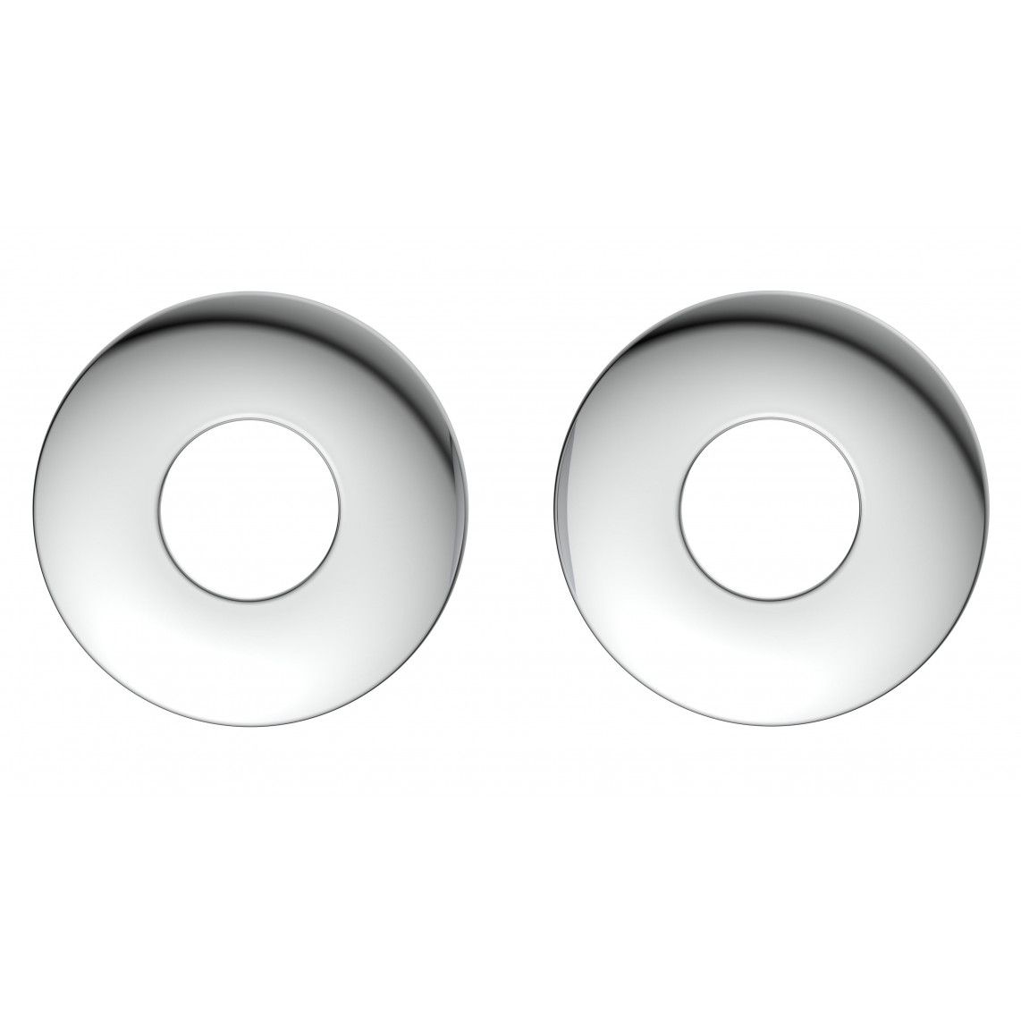988134049 Thrust rose, chrome, round, 1/2" x 60 x 10 mm (2x) vue 2