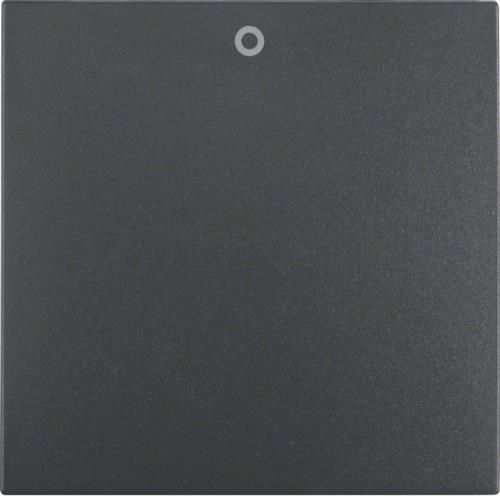 Touche avec inscription 0 Berker S.1 / B.3 / B.7 Anthracite, mat