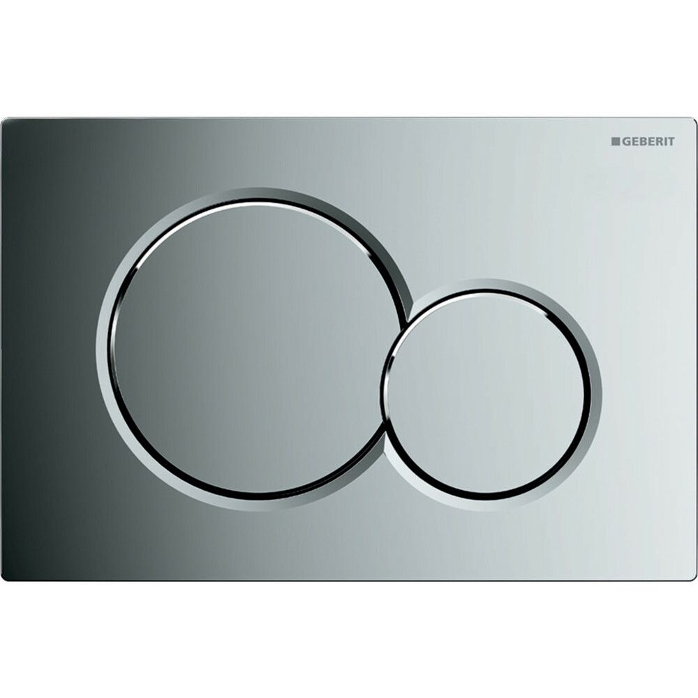 Geberit SIGMA01 Plaque DE Commande Ronde Chrome Brillant