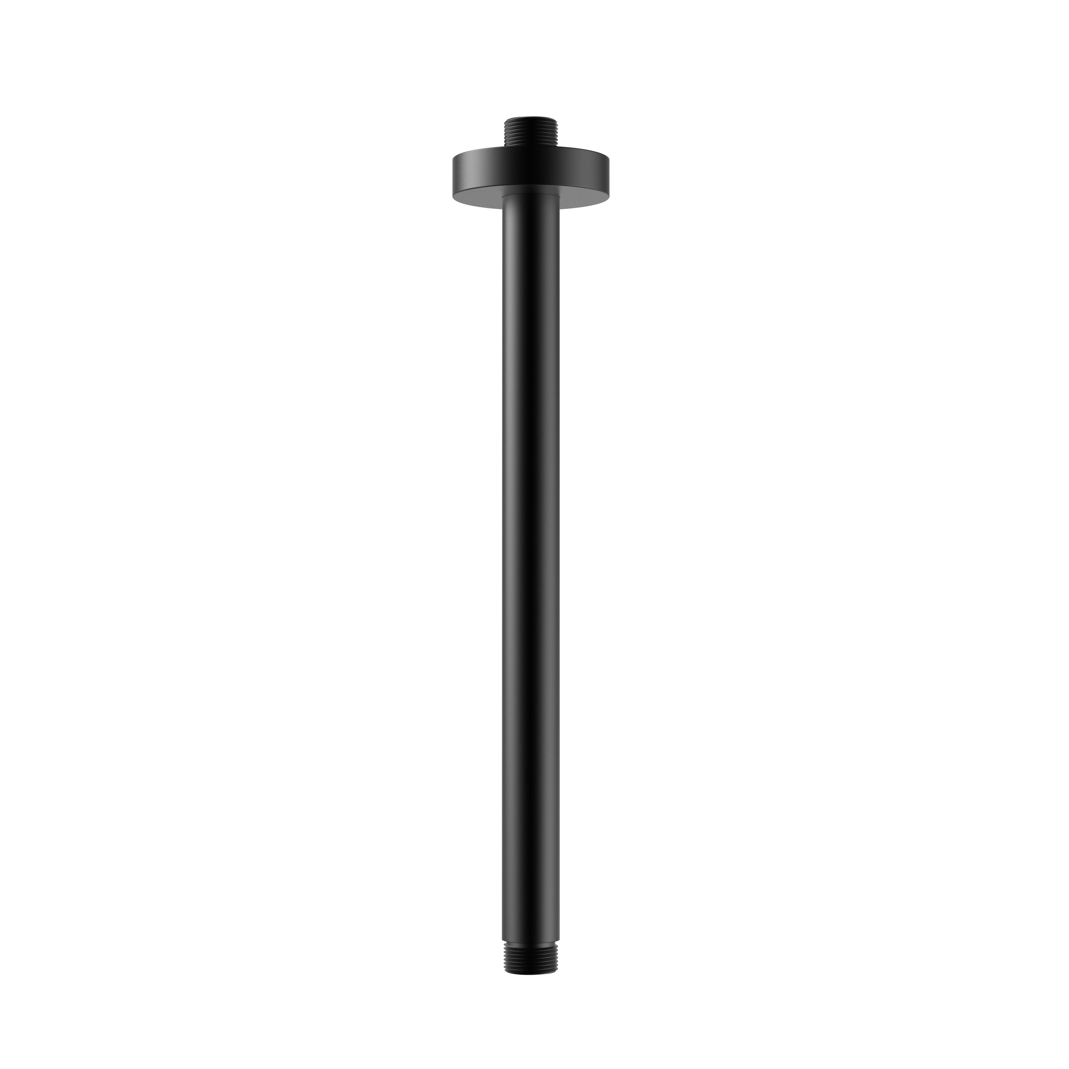 Uniforma Bras DE Douche – Fixation Plafond – 30 CM – Noir Mat (pvd)