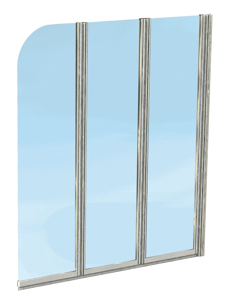 Intro Star Paroi DE Bain 3-VOLETS 1200×1400 MM Blanc