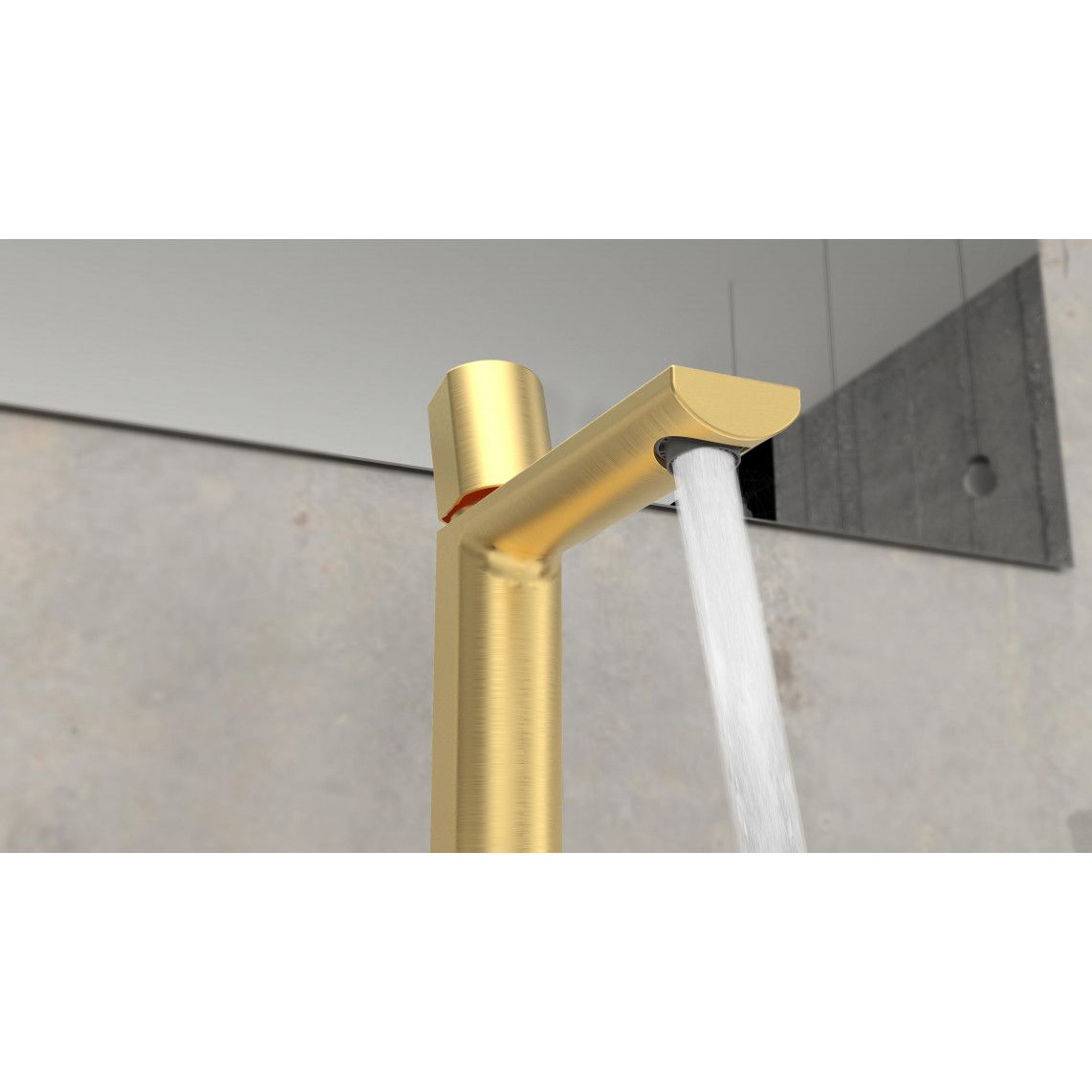 33617 NEW York Wash basin mixer, gold matt vue 10