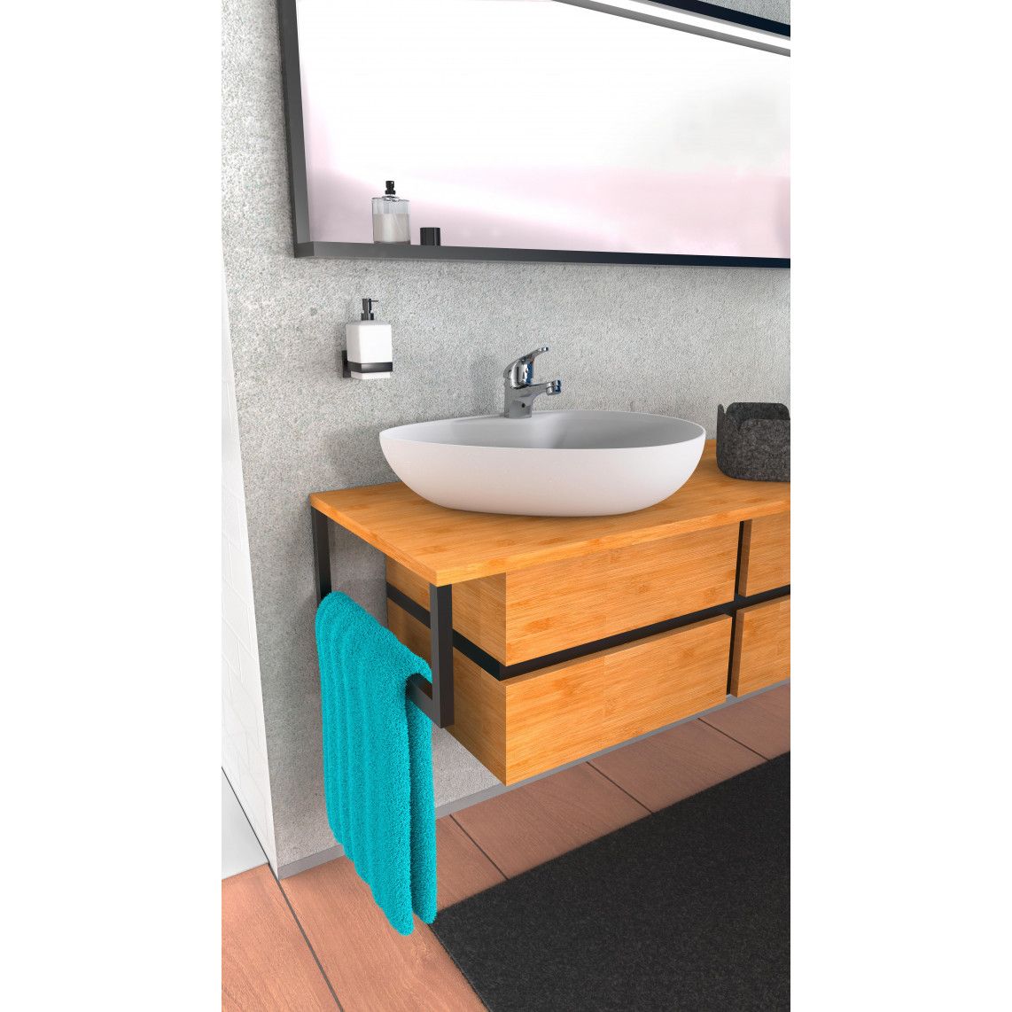 NI075CR GRANDE VITA CLASSIC Wastafelkraan, chroom vue 4