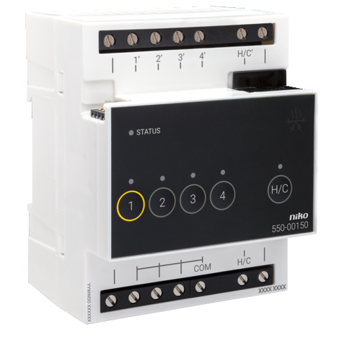 Module de chauffage ou de climatisation pour Niko Home Control