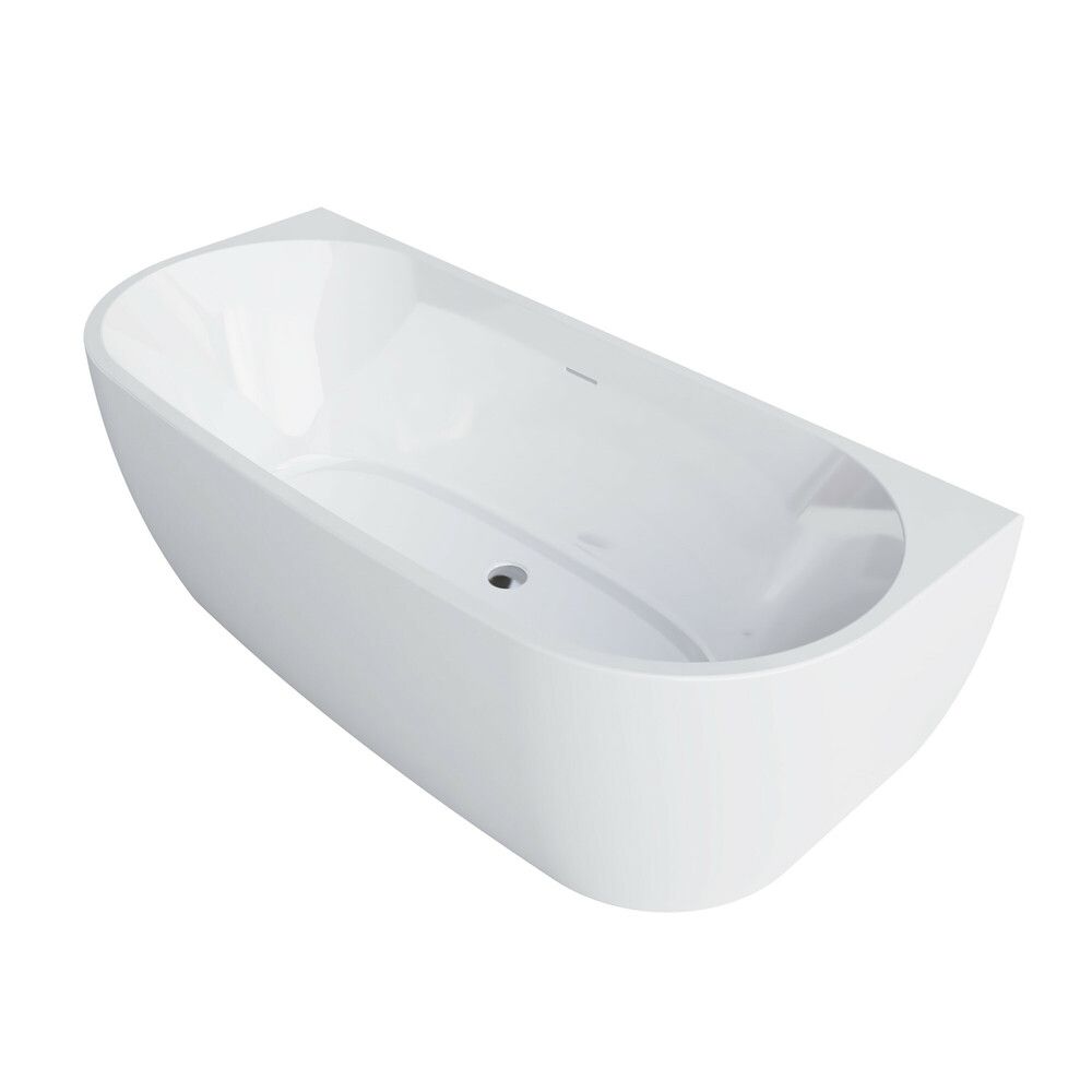 Van Marcke D-shape Design Baignoire Duo 180×80 Central Brillant