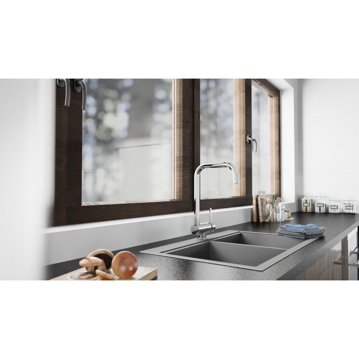 24550 WINDOW Sink mixer, chrome vue 6