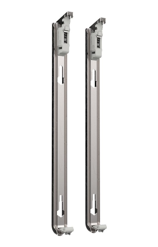 Henrad jeu 2 consoles radiateurs panneaux Henrad pattes fixation H500mm