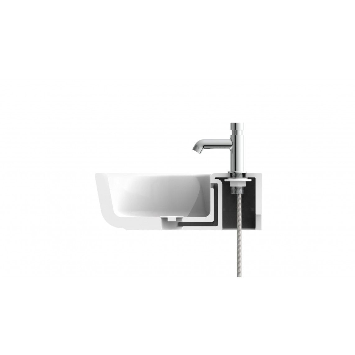 46951 LIMA Cold water tap, chrome vue 8