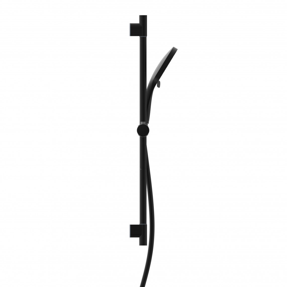 64296 CAPRI Shower rail set, black matt vue 4