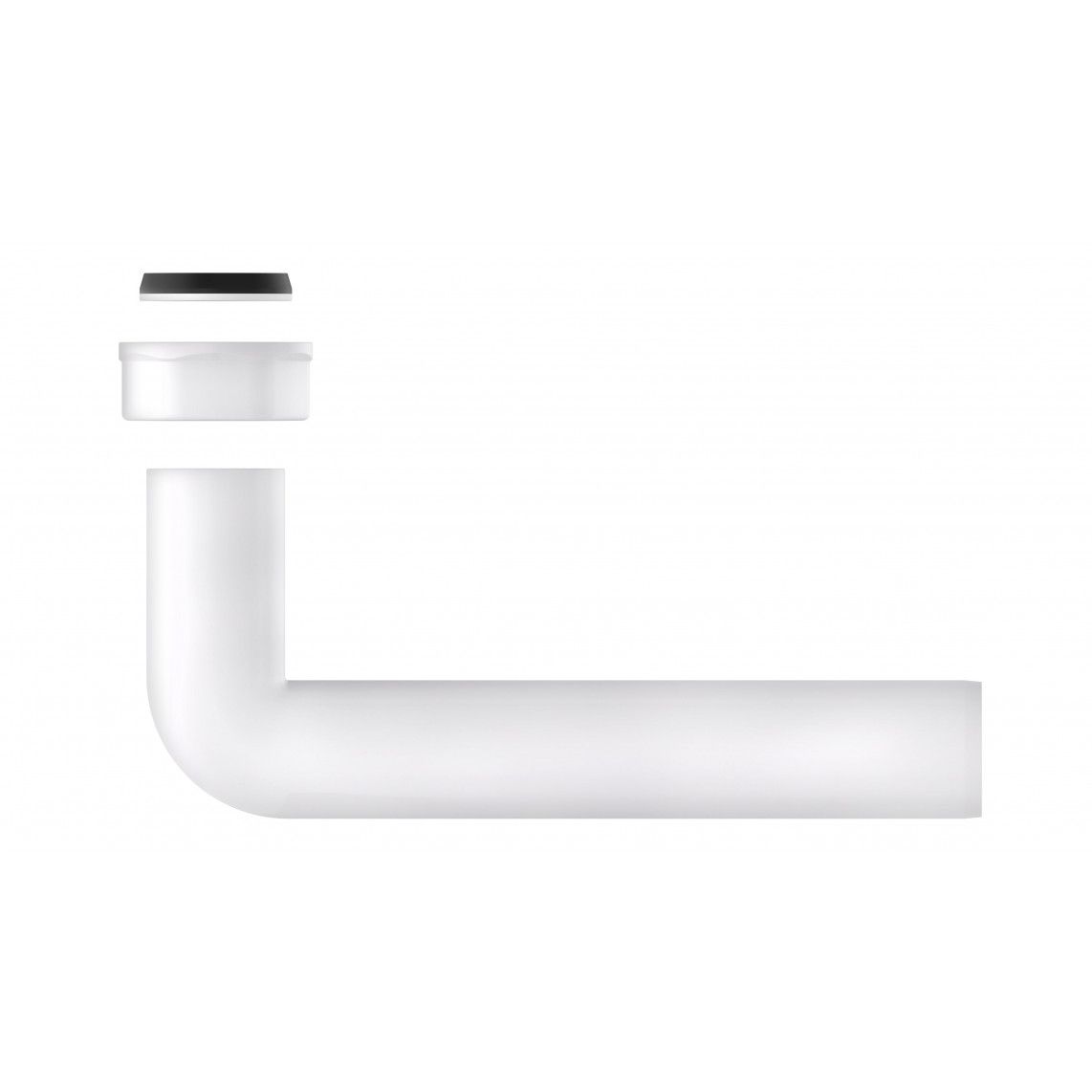98837448 KS afvoerbocht, wit, 1 1/2"BI x 235 mm x 40 mm vue 3