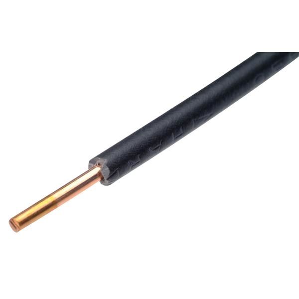 Vob 1.5 Noir (H07V-U) en rouleau de 100m classe CPR: ECA