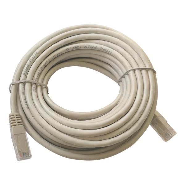 Câble patch cord UTP cat6E 26awg Gris 20m