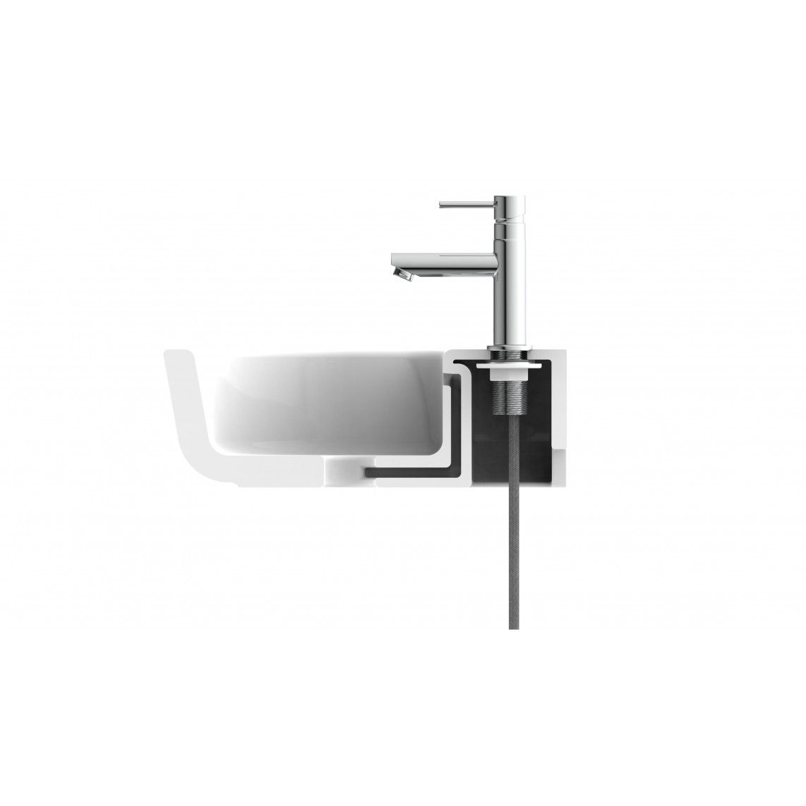 35911 LAURANA Cold water tap, chrome vue 8