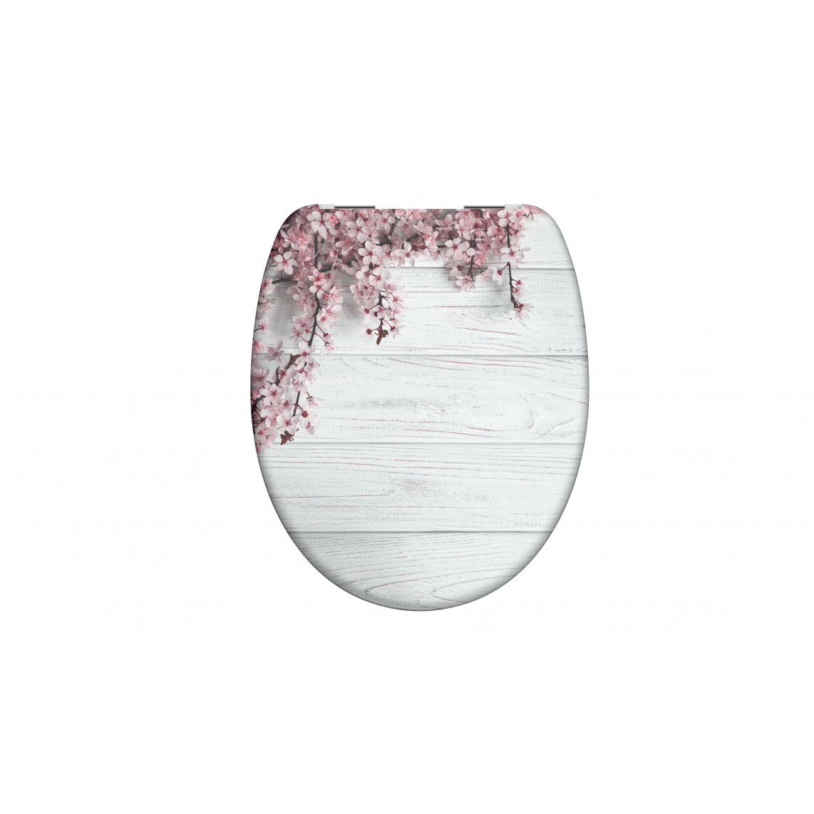82197 Duroplast WC-zitting FLOWERS&WOOD, met valrem vue 2