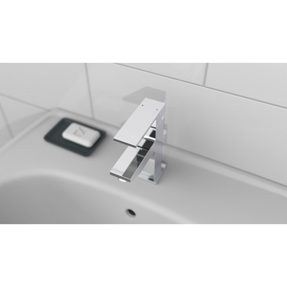 24110 TOKYO II Wash basin mixer, chrome vue 8