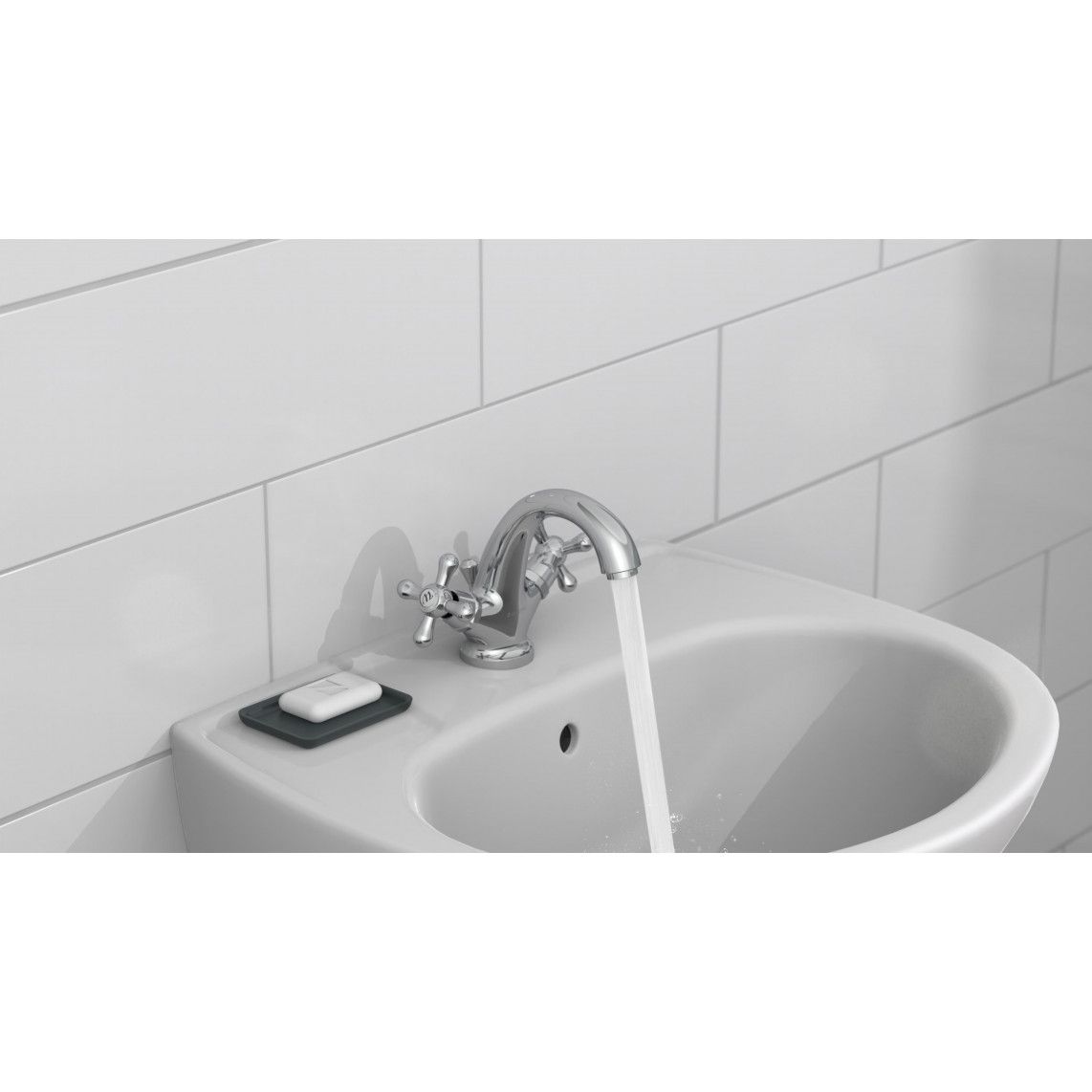 33510 ELK Wash basin mixer, chrome vue 6