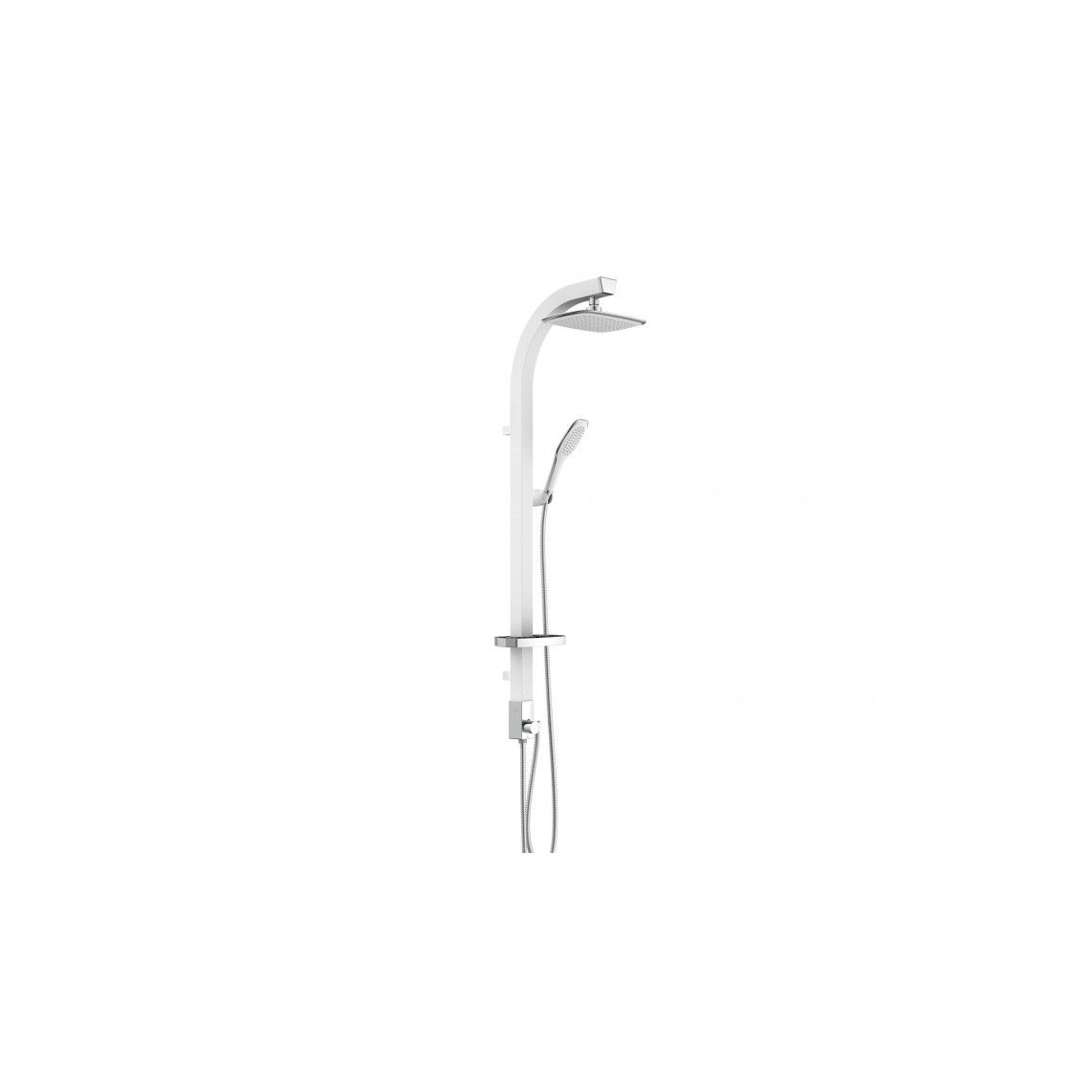 60065 MADAGASKAR Regendouche set, wit/chroom vue 2