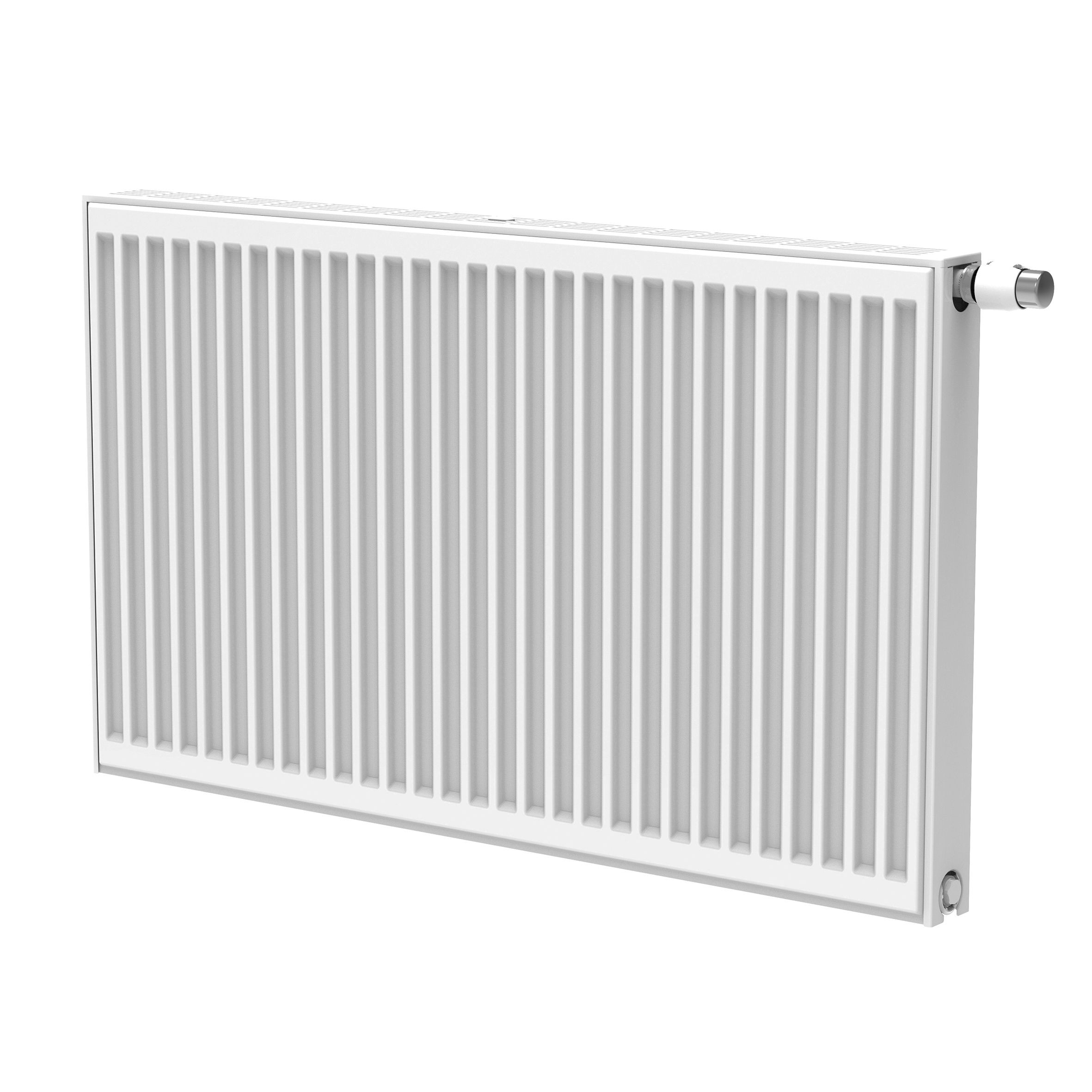 BELRAD RADIATEUR PANNEAU - T33 - 6 RACCORDEMENTS - 400X2000MM - 3422W - BLANC BRILLANT vue 2