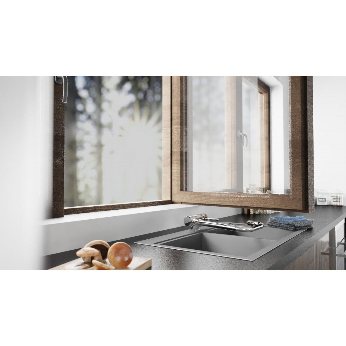 24550 WINDOW Sink mixer, chrome vue 8