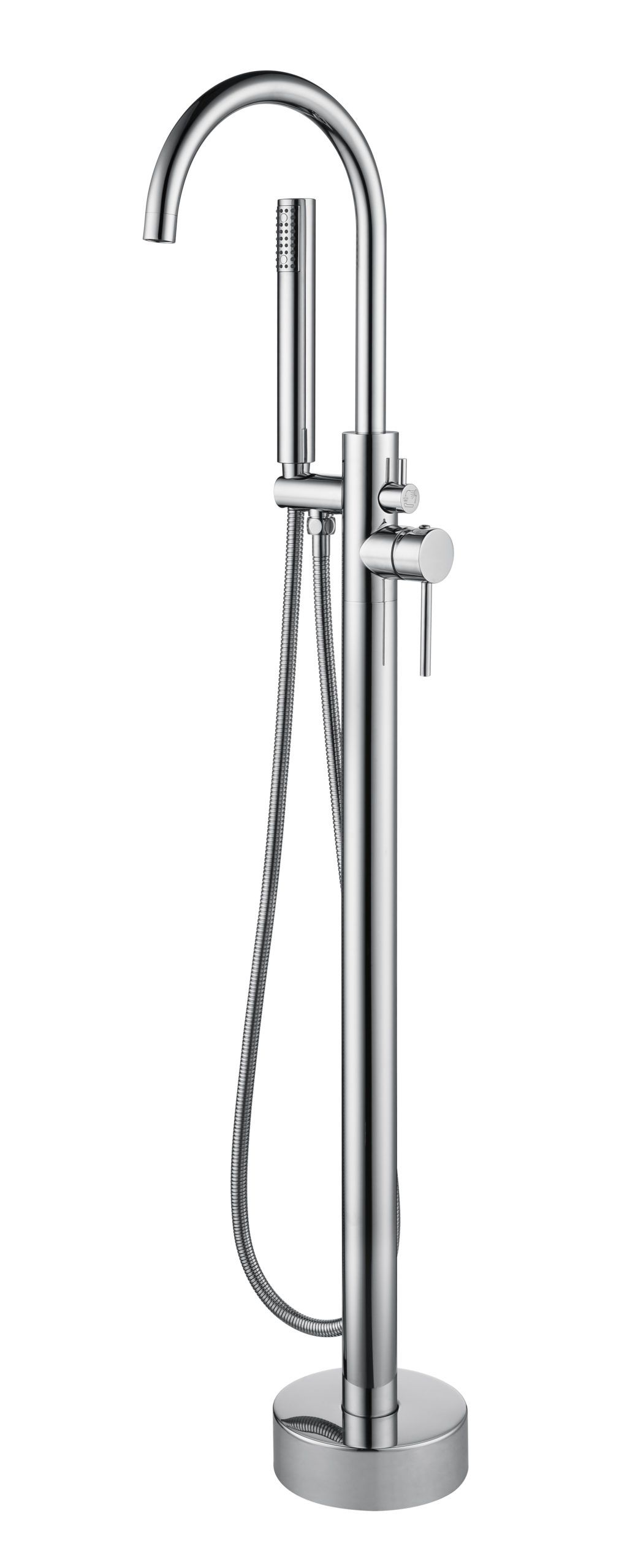 ALONI ROBINET DE BAIN SUR PIED AVEC DOUCHETTE - CHROME vue 2