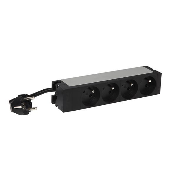 PDU 10 4 x standard belge 1m cordon et fiche